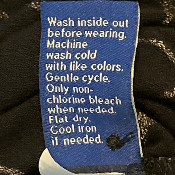 Black White Checked Tunic Top Womens Size XL Button Down Stretch Work Travel - Picture 14 of 15